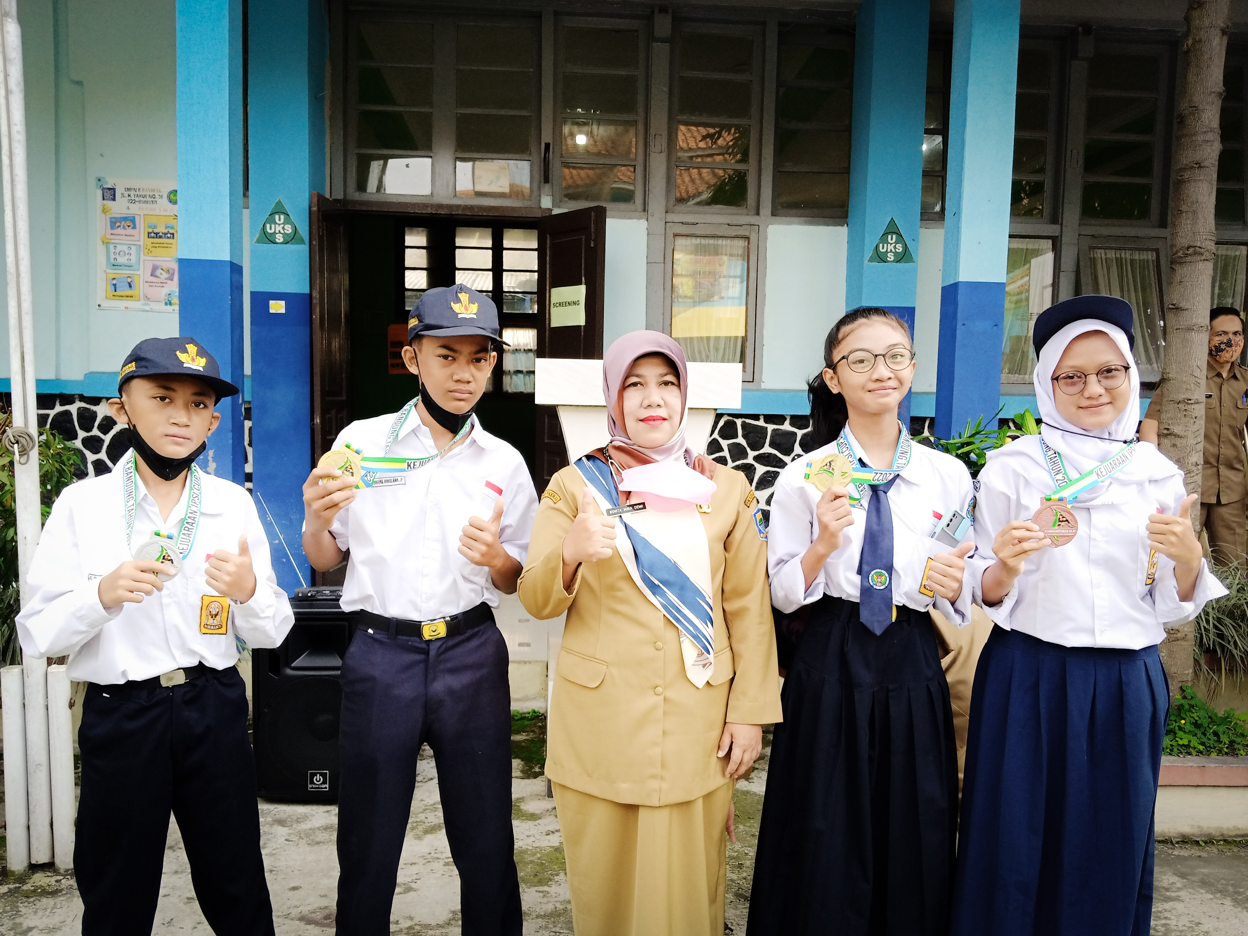 4 Siswa SMP Negeri 6 Bandung Raih Prestasi dalam Pertandingan Pencak Silat IPSI 2022 Kota Bandung