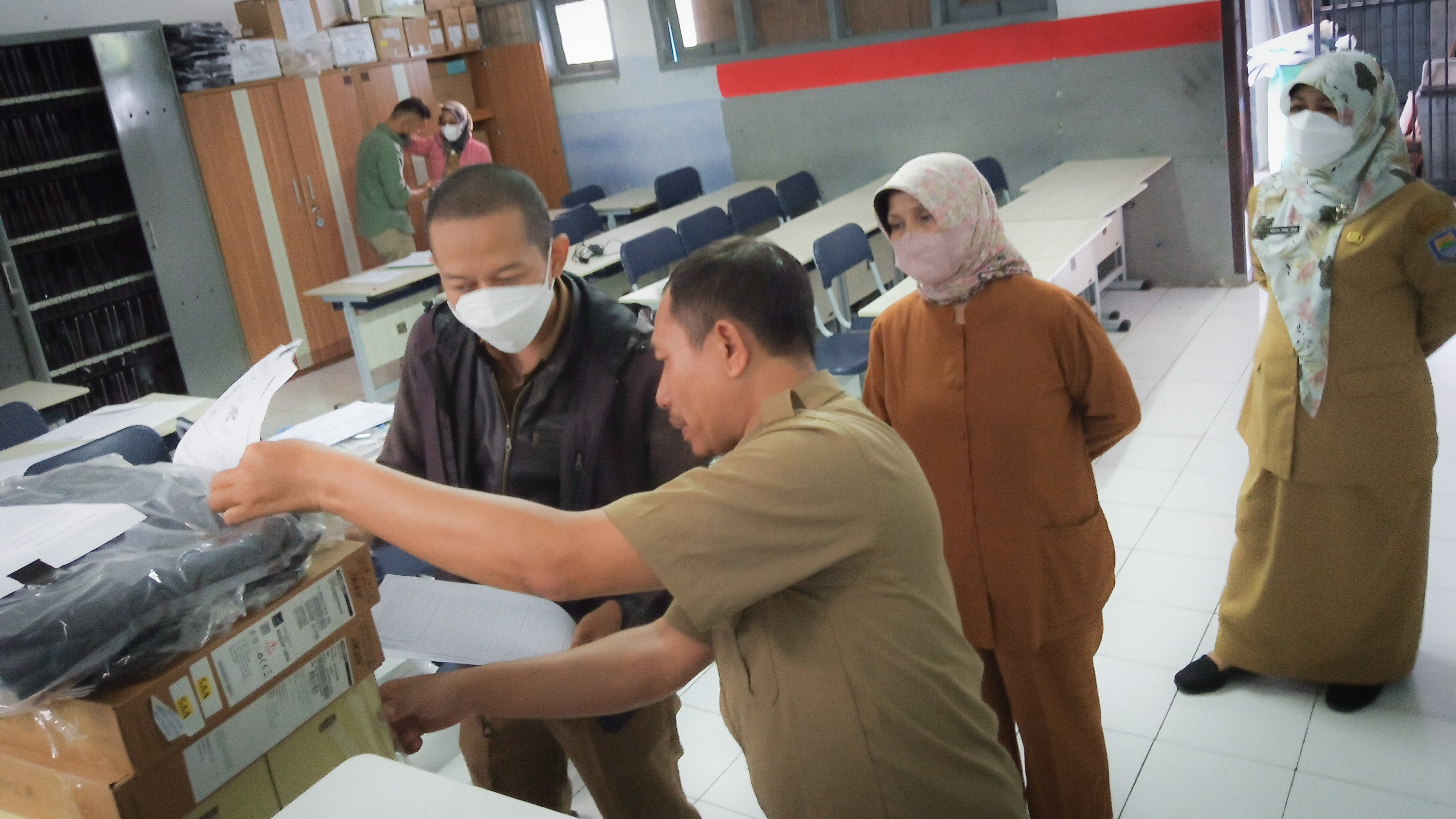 Monitoring Evaluasi Sarana Prasarana SMP Negeri 6 Bandung Pelaksana Bidang PPSMP Dinas Pendidikan Kota Bandung